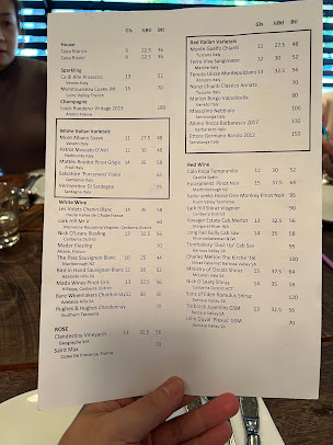 Menu Belluci's Manuka - 1