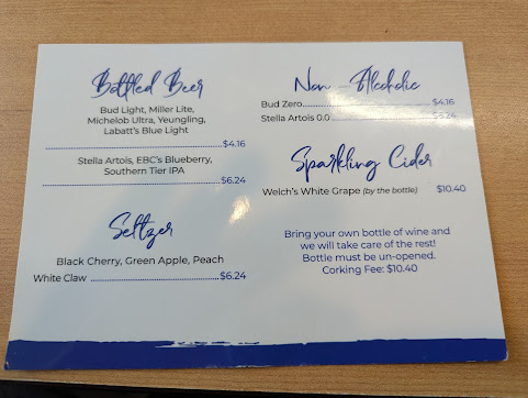 Menu Bemus Point Inn Restaurant - 0