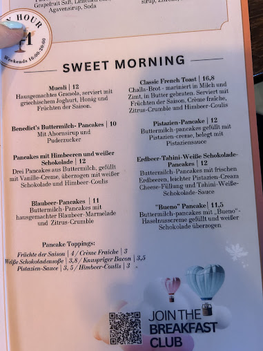 Menu Benedict Breakfast In Prezlauer Berg - 7