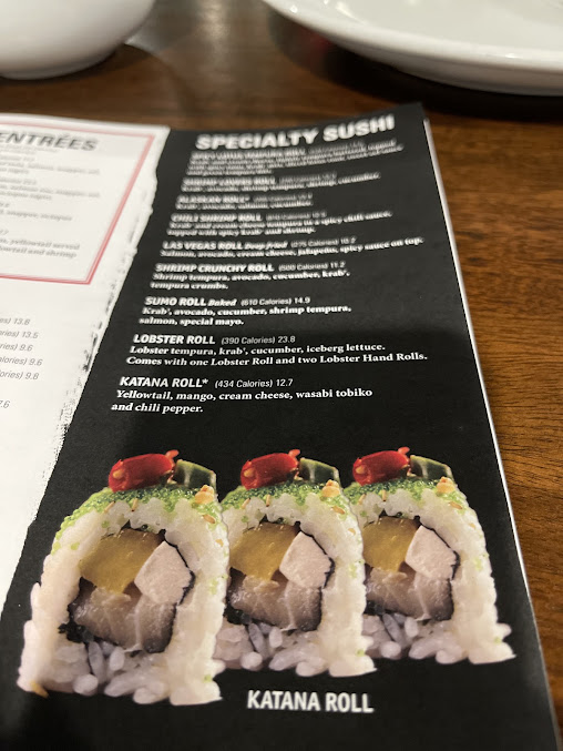 Menu Benihana Westbury - 4