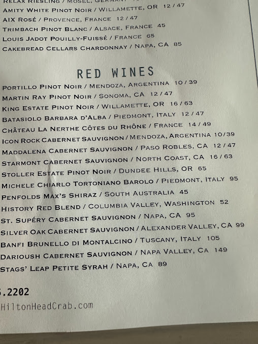 Menu Bennys Coastal Kitchen - 1