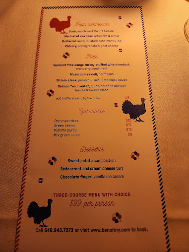 Menu Benoit New York - 5