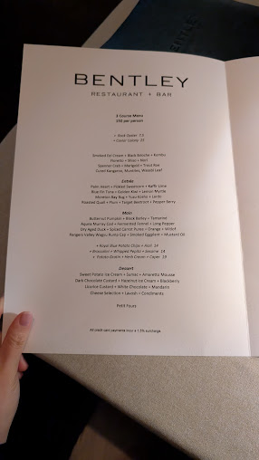 Menu Bentley Restaurant + Bar - 2