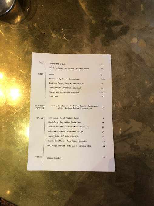 Menu Bentley Restaurant + Bar - 4