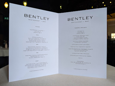 Menu Bentley Restaurant + Bar - 7