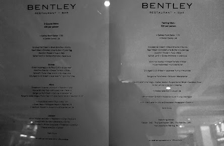 Menu Bentley Restaurant + Bar - 8