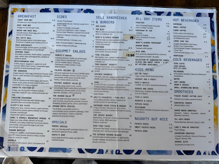 Menu Benzie's Cafe - 6