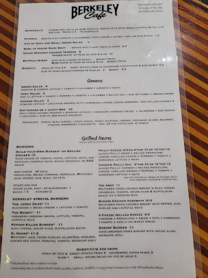 Menu Berkeley Cafe - 4