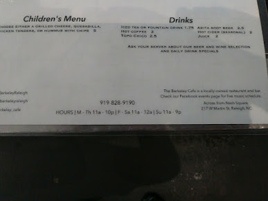 Menu Berkeley Cafe - 9