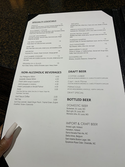 Menu Bernardin's Restaurant At Ratcliffe - 5