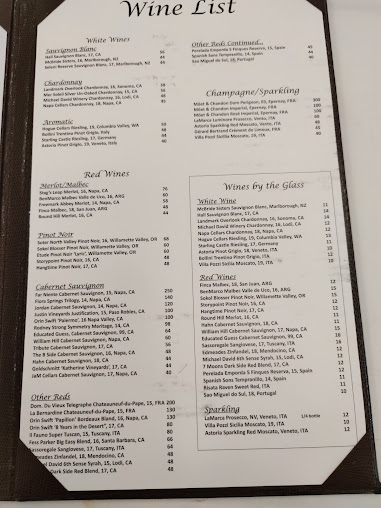 Menu Bernardin's Restaurant At Ratcliffe - 6