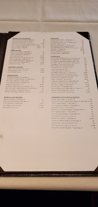 Menu Bernardin's Restaurant At Ratcliffe - 8