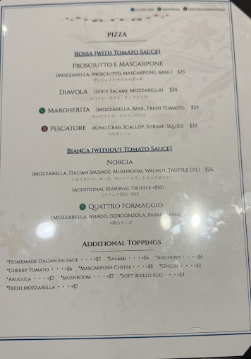 Menu Bernini Honolulu - 2