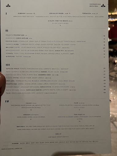 Menu Berta Restaurant - 5