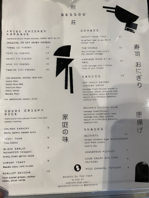Menu Bessou - 2