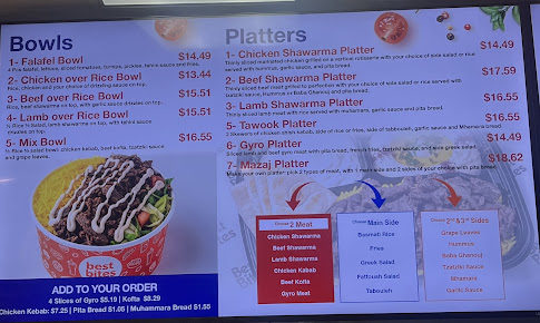 Menu Best Bites Mediterranean Restaurant & Grocery - 2