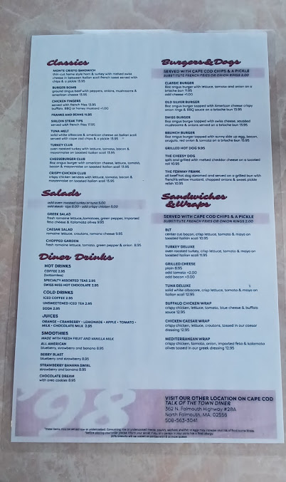 Menu Betsys Diner - 0