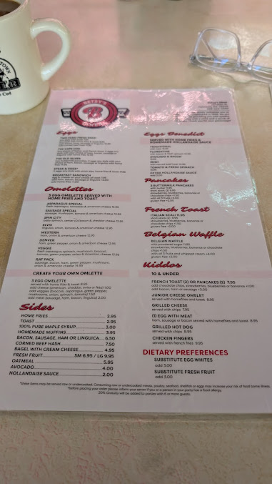 Menu Betsys Diner - 3