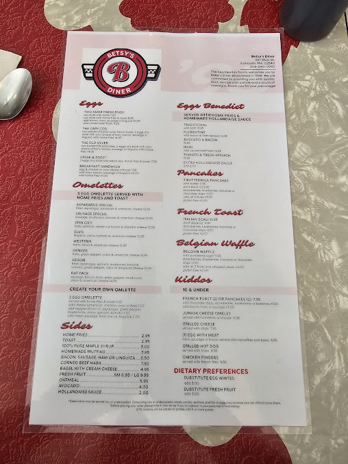 Menu Betsys Diner - 7