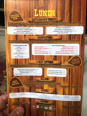 Menu Betty Fayes Cafe - 1