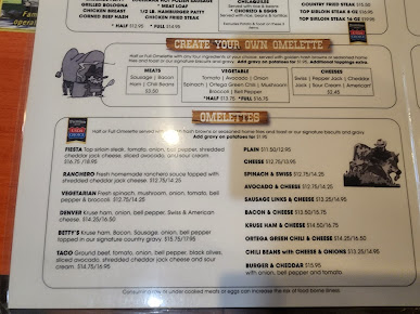 Menu Betty Fayes Cafe - 3