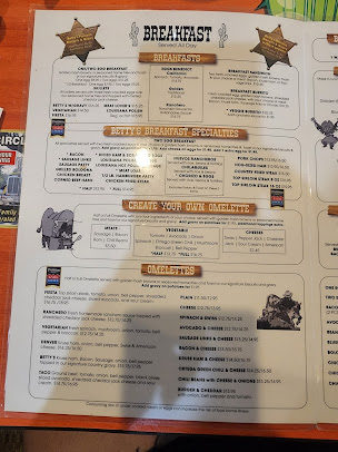 Menu Betty Fayes Cafe - 4