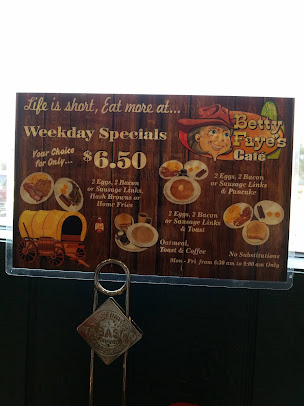 Menu Betty Fayes Cafe - 5