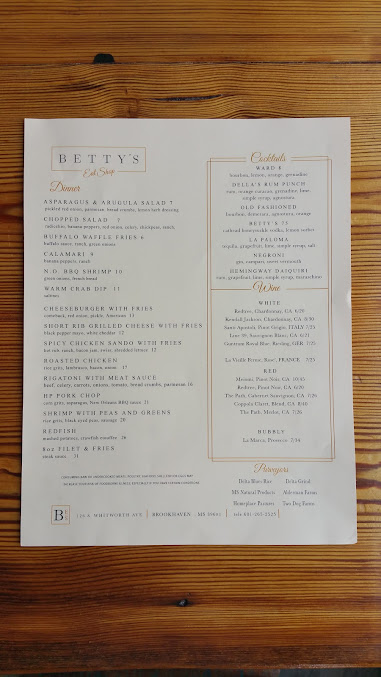 Menu Bettys Eat Shop - 4