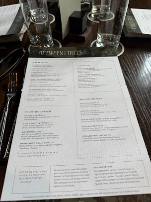 Menu Between The Trees - 4