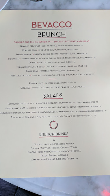 Menu Bevacco - 0