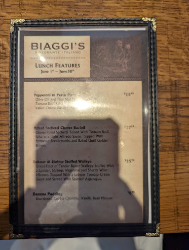 Menu Biaggis Ristorante Italiano - 9