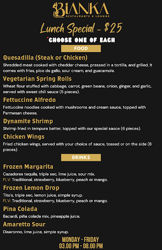 Menu Bianka Restaurants Br - 4