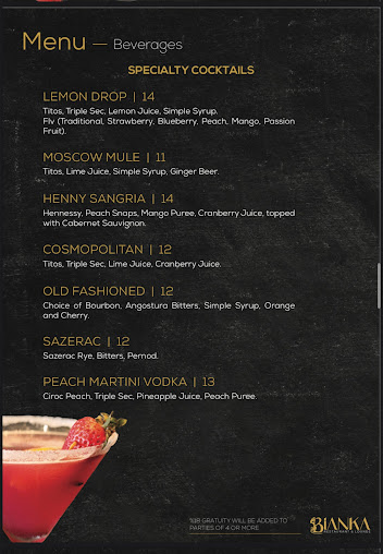 Menu Bianka Restaurants Br - 5