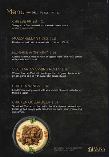 Menu Bianka Restaurants Br - 8