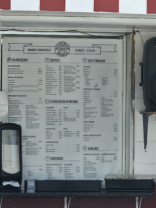 Menu Big Burger World - 4