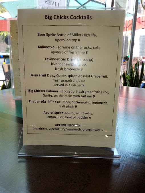 Menu Big Chicks - 4