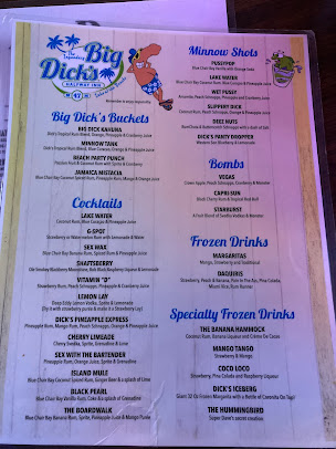 Menu Big Dicks Halfway Inn - 4