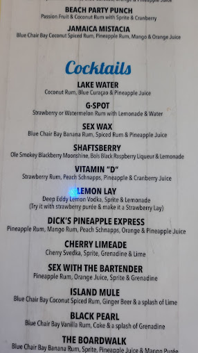 Menu Big Dicks Halfway Inn - 5