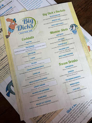 Menu Big Dicks Halfway Inn - 6