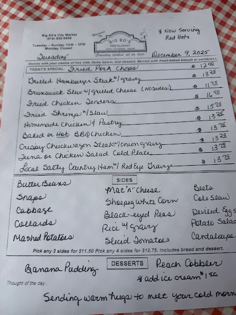 Menu Big Ed's City Market Restaurant - 3