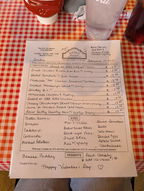Menu Big Ed's City Market Restaurant - 8