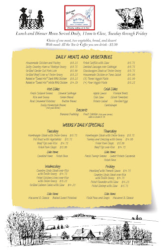 Menu Big Ed's Garner Restaurant - 0