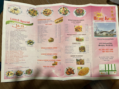 Menu Big Hong Kong - 2