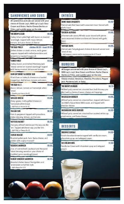 Menu Big Orange Social - 1