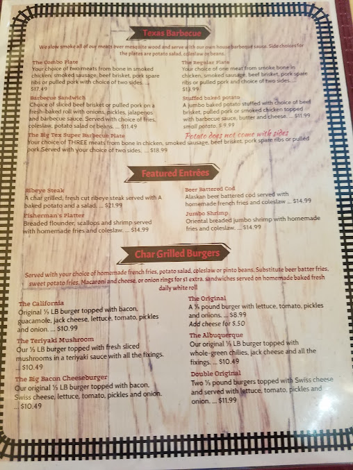 Menu Big Tex Bbq - 9