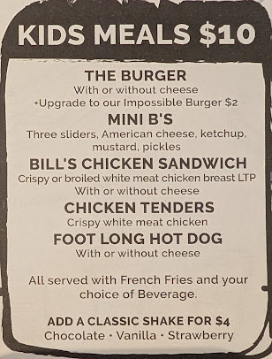 Menu Bill's Bar & Burger - 6