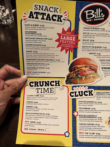 Menu Bill's Bar & Burger - 8