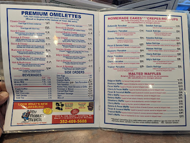 Menu Billys Cafe - 0