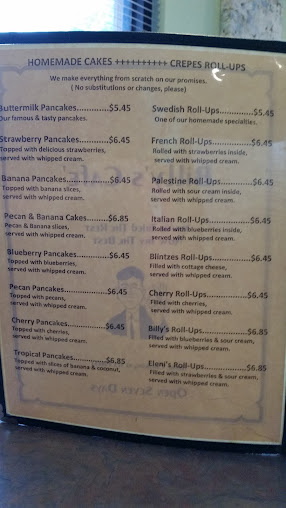 Menu Billys Cafe - 7
