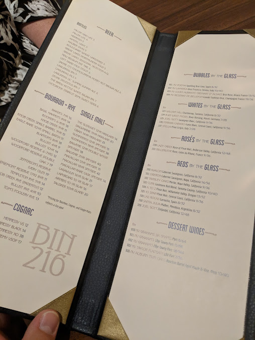 Menu Bin 216 - 3